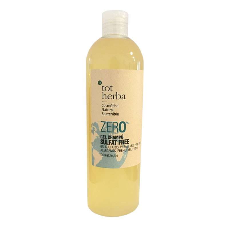 Shampoing et gel sans sulfates ZERO%, Tot herba