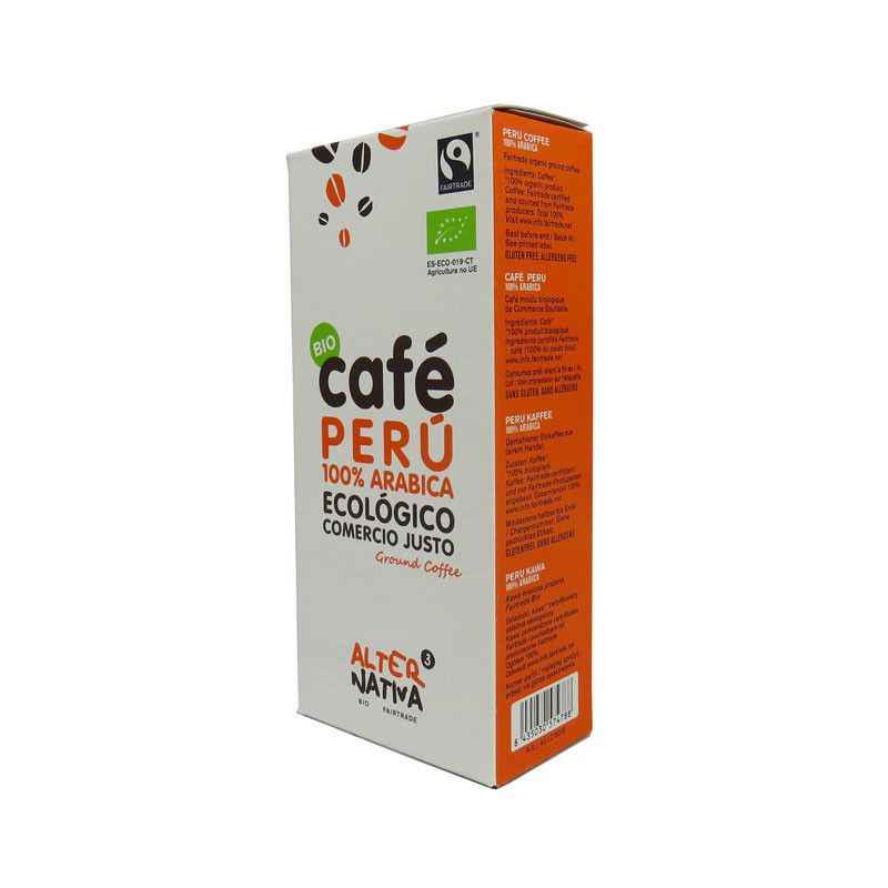 Café molido ecológico Perú,...