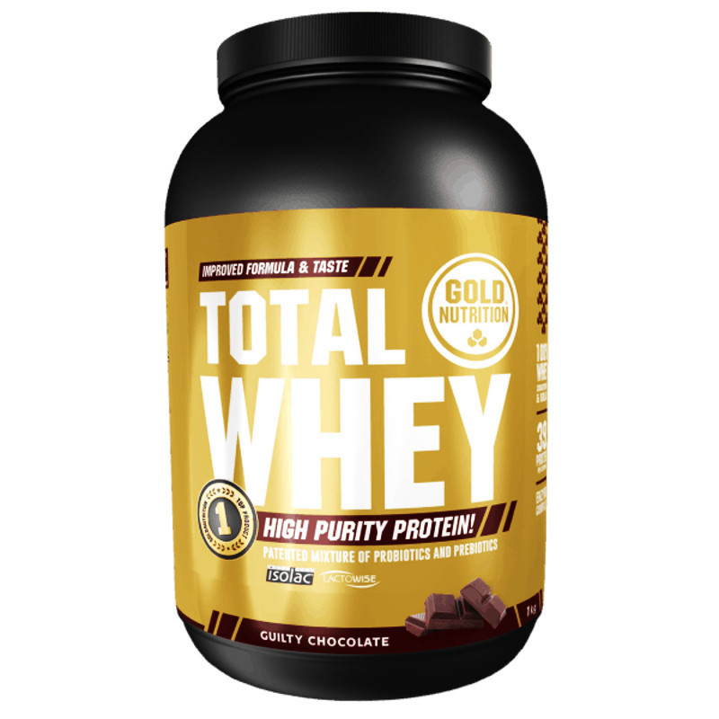 Proteina Total Whey al Cioccolato, Goldnutrition -Supplementi sportivi
