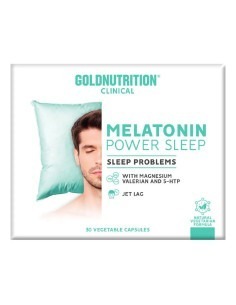 Cápsulas de melatonina, Melatonin power sleep, Goldnutrition