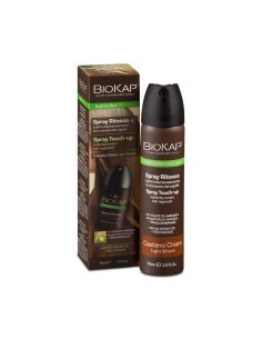 Donkerbruin haar spray, Biokap