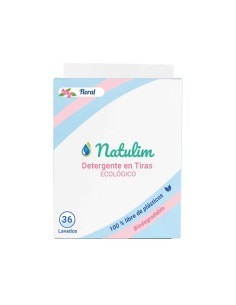 Biologisch afbreekbare wasmiddelstrips met bloemen, Natulim