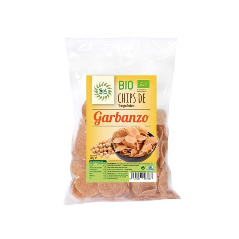 Chips de Garbanzo, Sol Natural. Vismar Natural - Productos Ecológicos