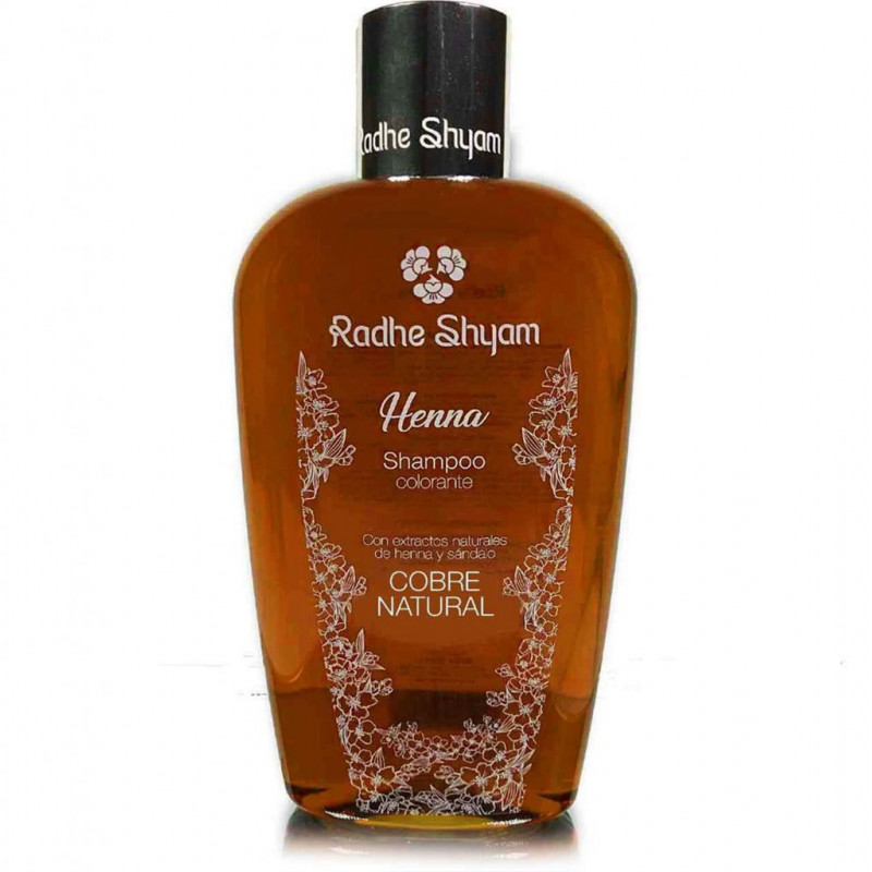 Champú sin sulfatos de Henna Cobre, Radhe Shyam - Productos Ecológicos