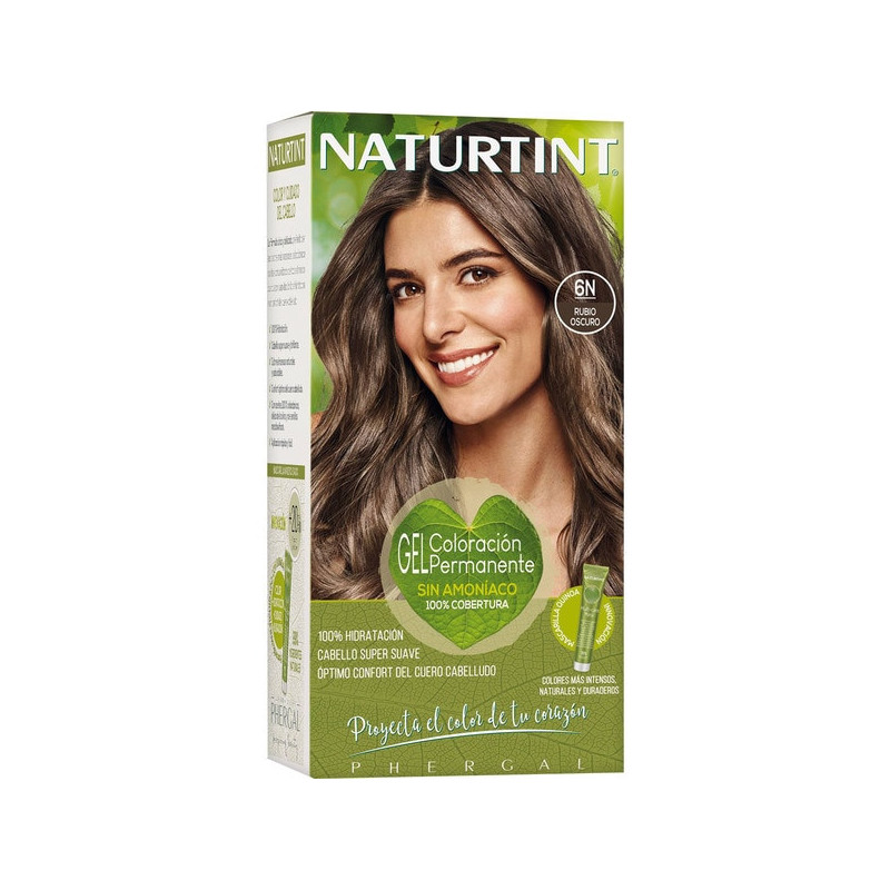 Naturlig hårfärg 6N Mörkblond Naturtint - Ekologiska produkter