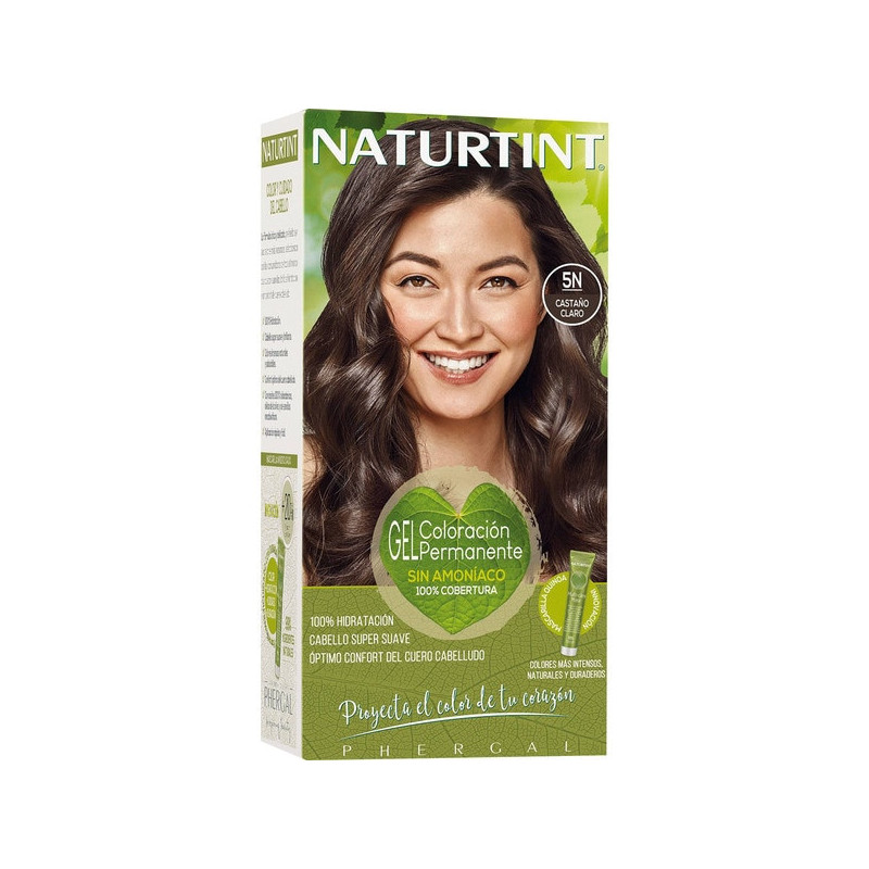 Naturlig hårfärg 5N Ljusbrun Naturtint - Ekologiska produkter