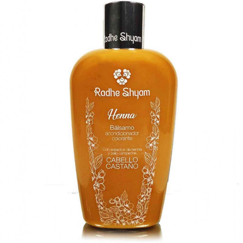 Bálsamo sin sulfatos Henna Castaño, Radhe Shyam - Productos Ecológicos